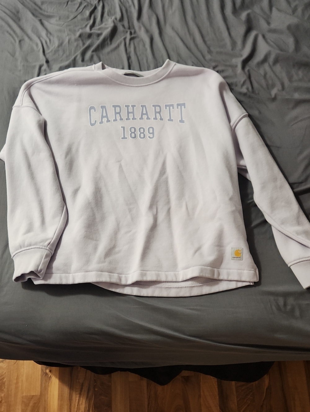 Carhartt Women’s Light Lavender Crewneck Sweatshirt